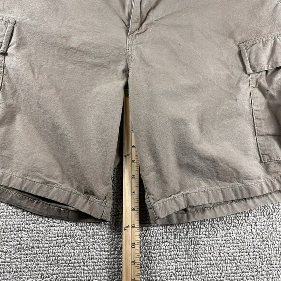 Tru-Spec Flat Front Cargo Work Shorts Pockets Beige Men’s Size 36 x 9 Large - Picture 6 of 8
